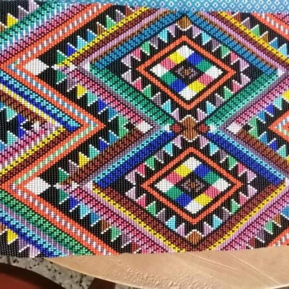 Custom Hand Beaded Fringe Hobo - Picture 11 of 12